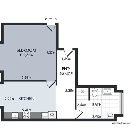 Sanders Fjord - Inviting One-bedroom In Center Of Apartment Roskilde